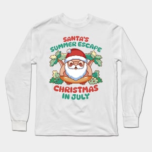 Christmas Summer Escape: Holiday Under the Sun Long Sleeve T-Shirt